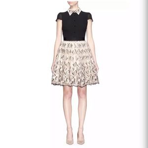 Alice + Olivia Dolly Butterfly Embroidered Dress
